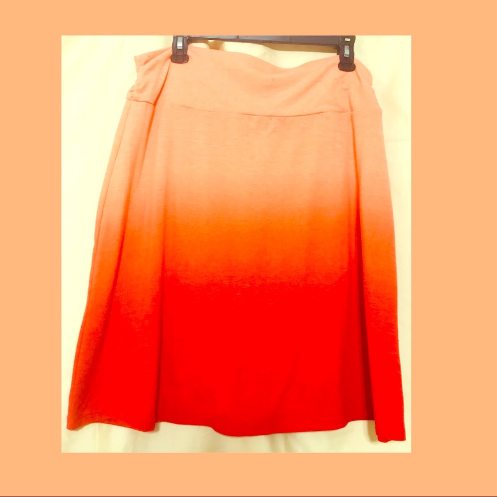 Orange skirt